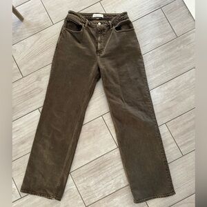 Abercrombie & Fitch Men's Corduroy Pants - Dark Brown